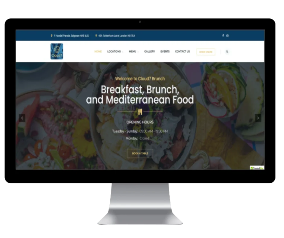 cloud 7 website design by spark digital uk