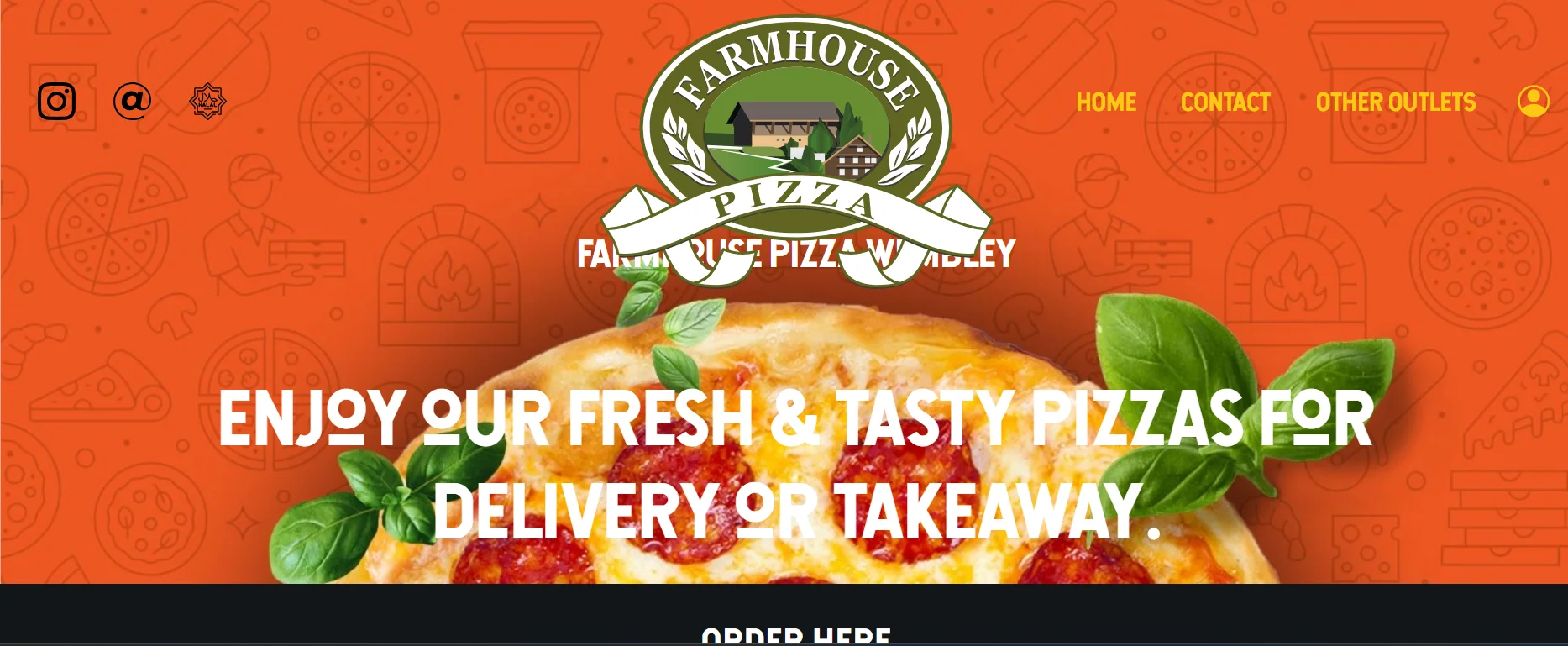 Farmhouse website create by SPark digital