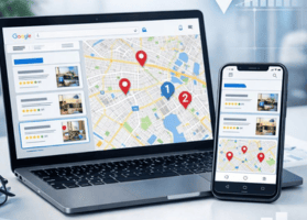 SEO Services 3 Local ranking grid map used to track restaurant chain locations